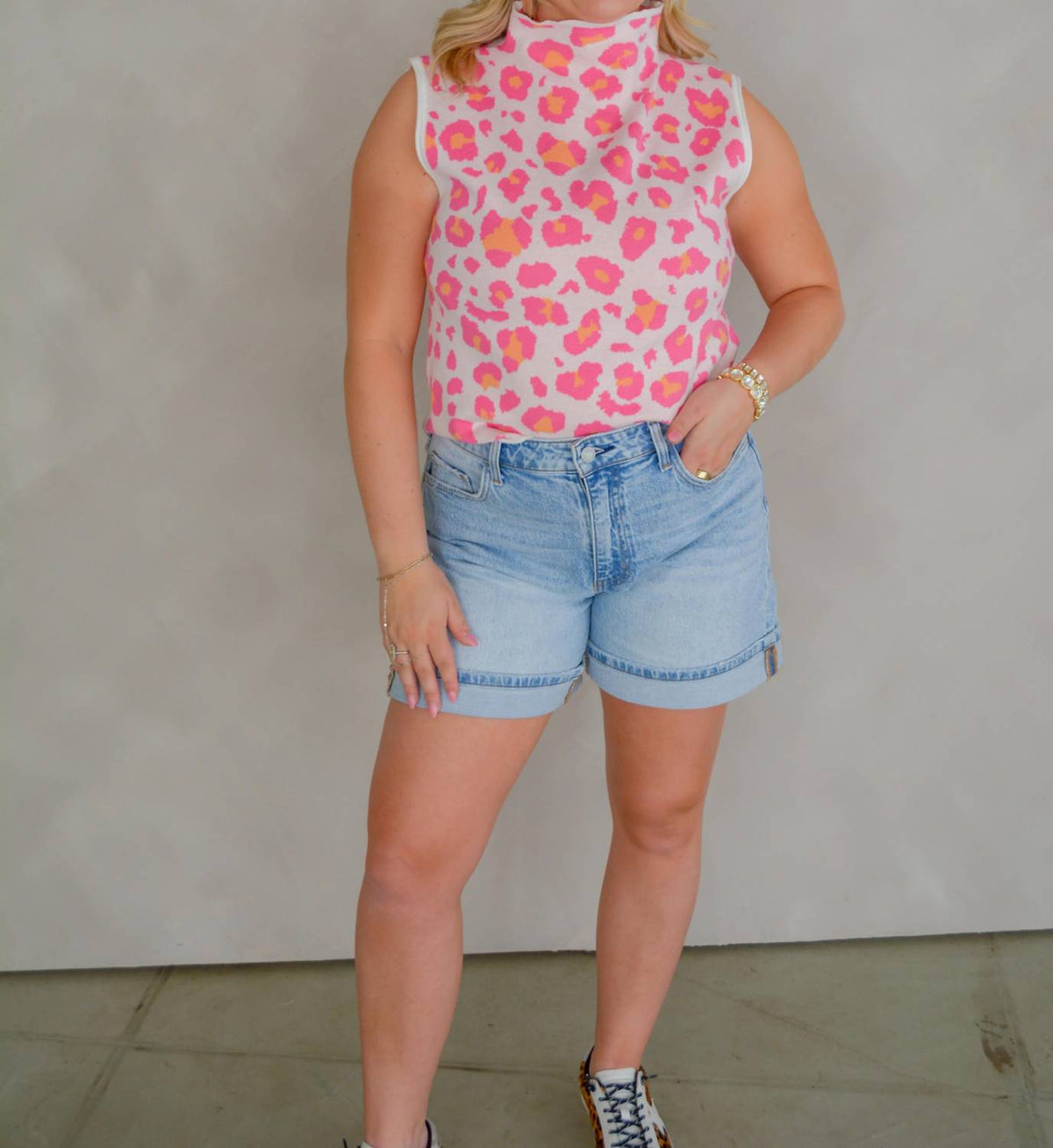 Entro - Statement Maker Mockneck Top