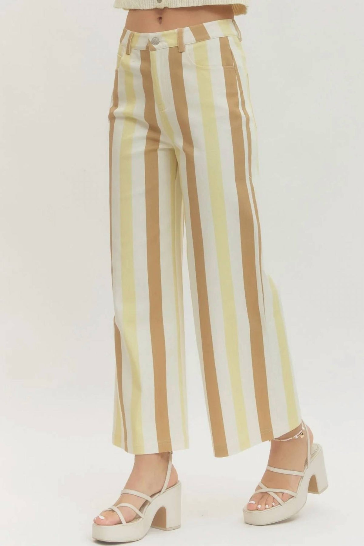Entro - Stripe Me Happy Pant