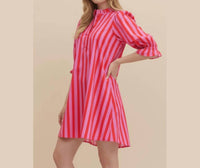 Entro - Stripe Mini Dress