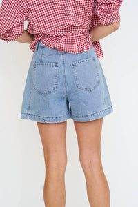 Entro - Studded Denim Shorts