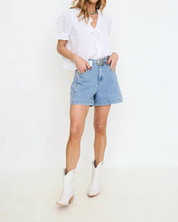 Entro - Studded Denim Shorts