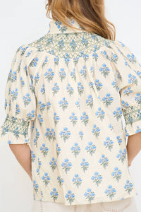 Entro - Sunny Days Puff Sleeve Top