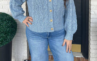 Entro - Sweater Jacket With Buttons