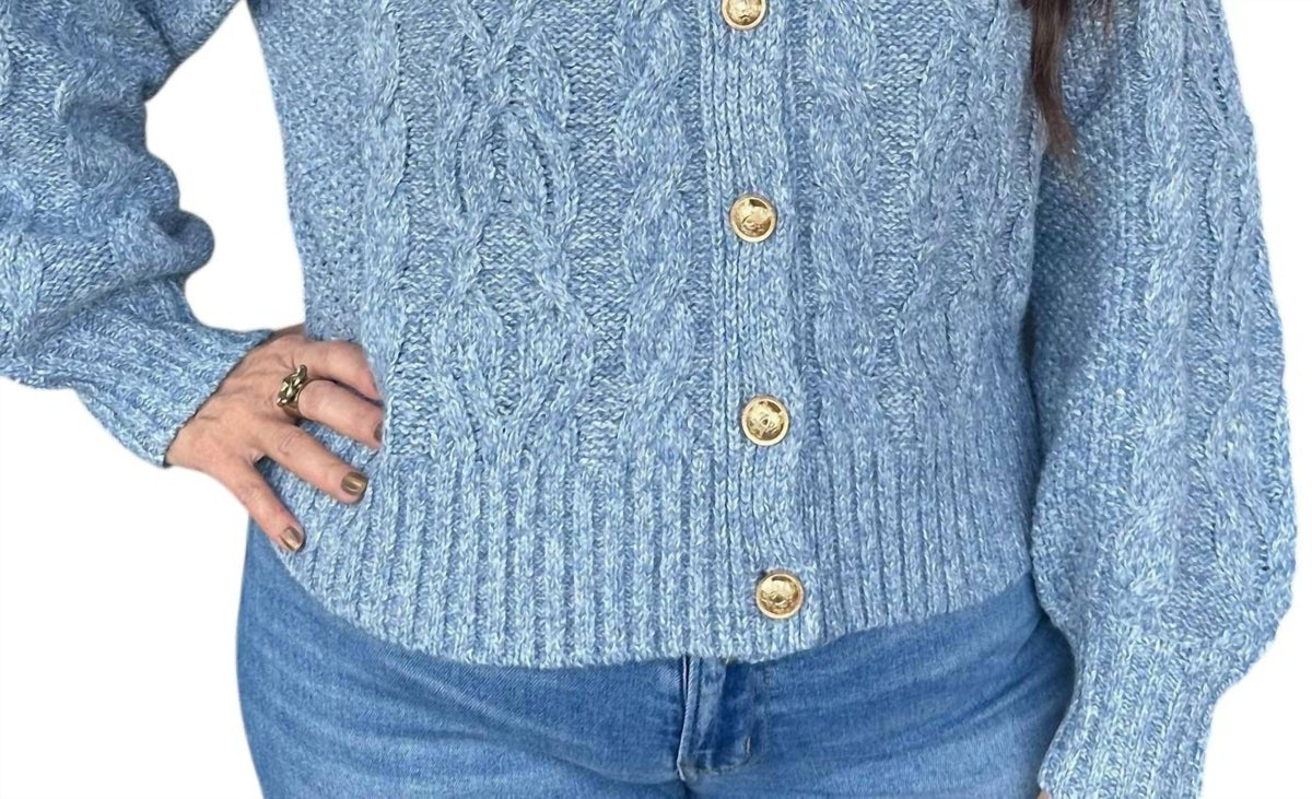 Entro - Sweater Jacket With Buttons