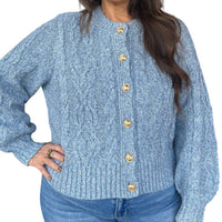 Entro - Sweater Jacket With Buttons