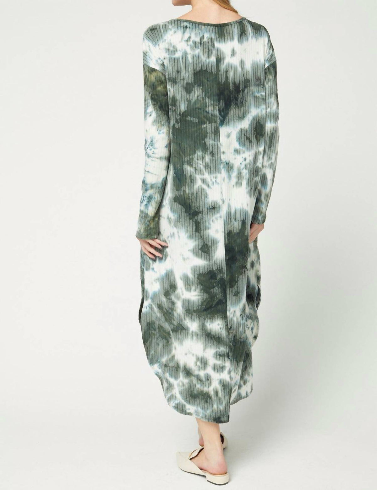 Entro - Tie Dye Ribbed Pocket Dress