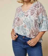 Entro - Tie Dye Starburst Top