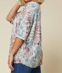 Entro - Tie Dye Starburst Top