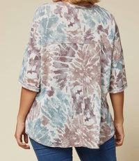Entro - Tie Dye Starburst Top