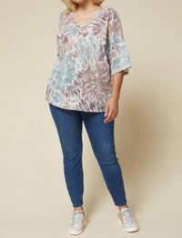 Entro - Tie Dye Starburst Top