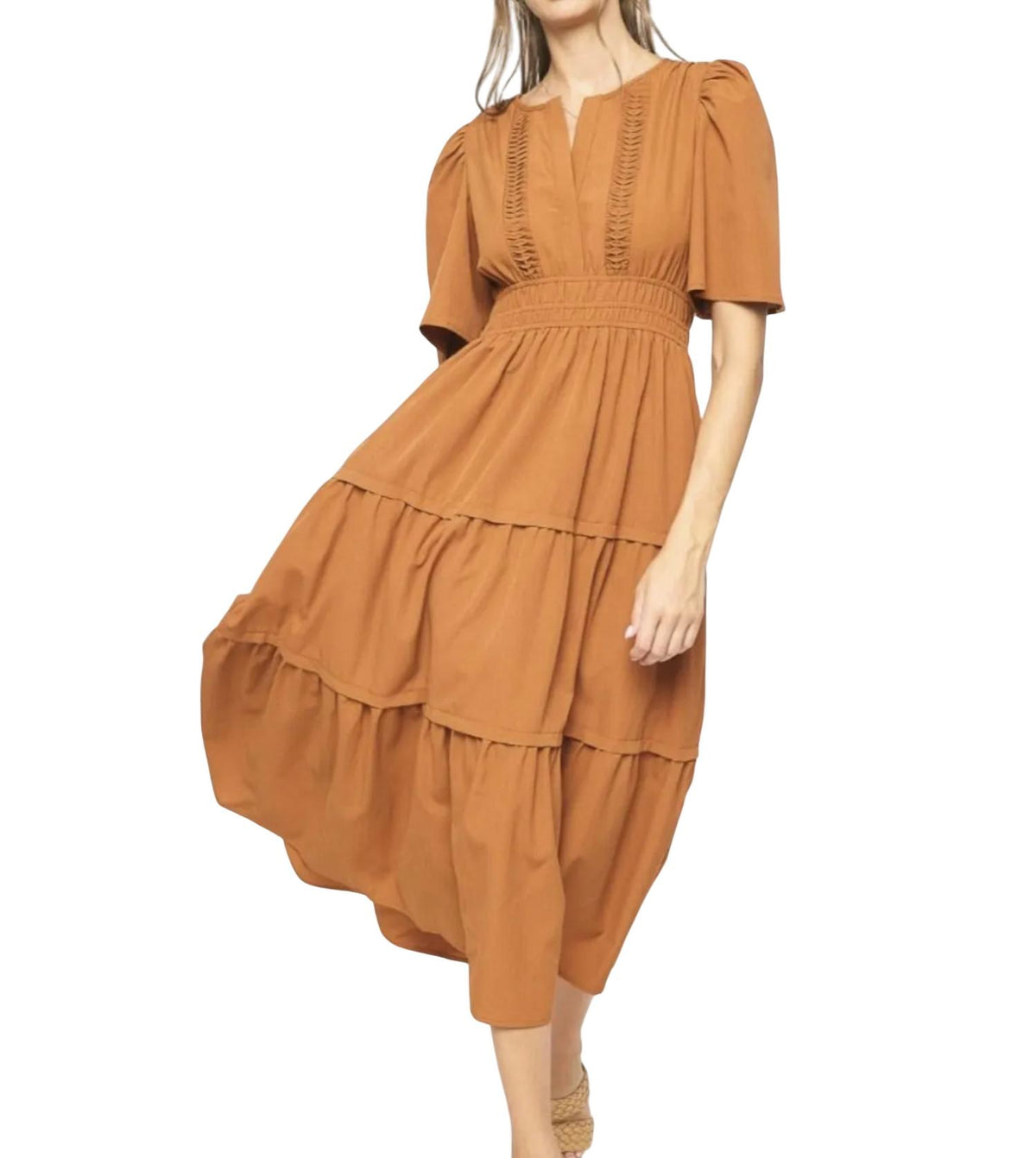 Entro - Tiered Maxi Dress