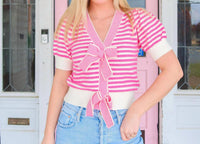 Entro - Twice As Lovely Button Sweater