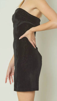 Entro - Velvet Mini Dress