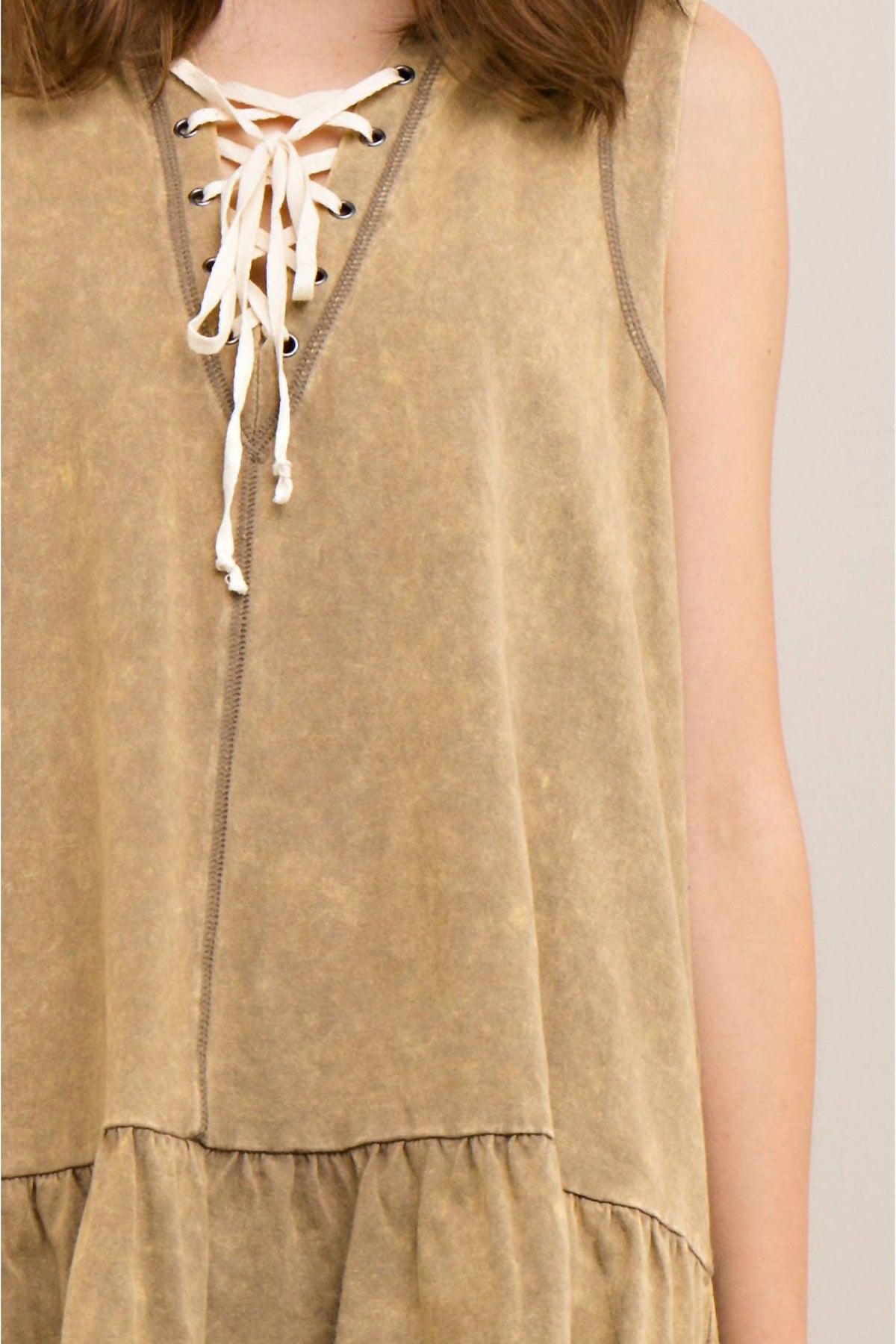 Entro - Washed Hooded Top
