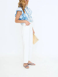 Entro - Whispy Ruffle Detail Top
