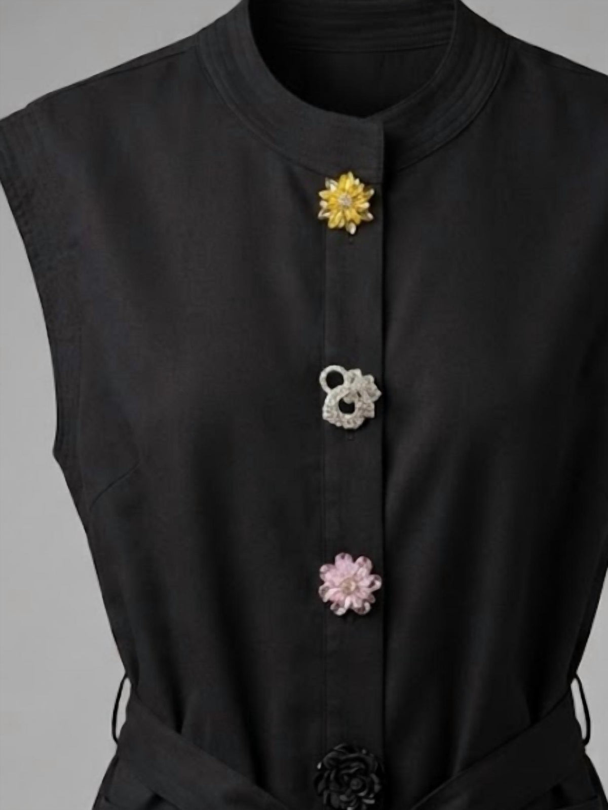 Entro - Women's Button Tunic Top