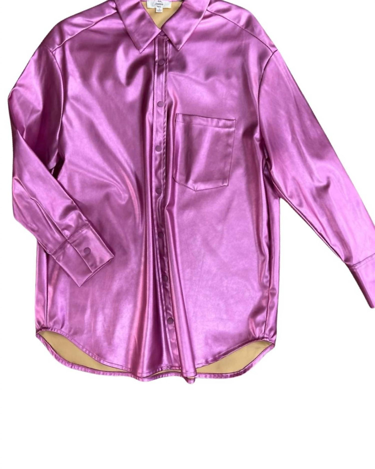 Entro - Women's Dreams Metallic Button Down Shirt