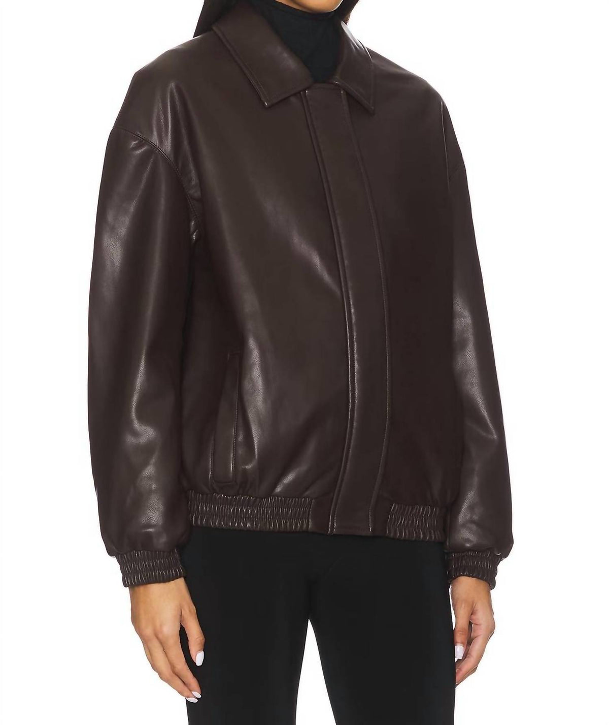 Enza Costa - Bomber Leather Jacket
