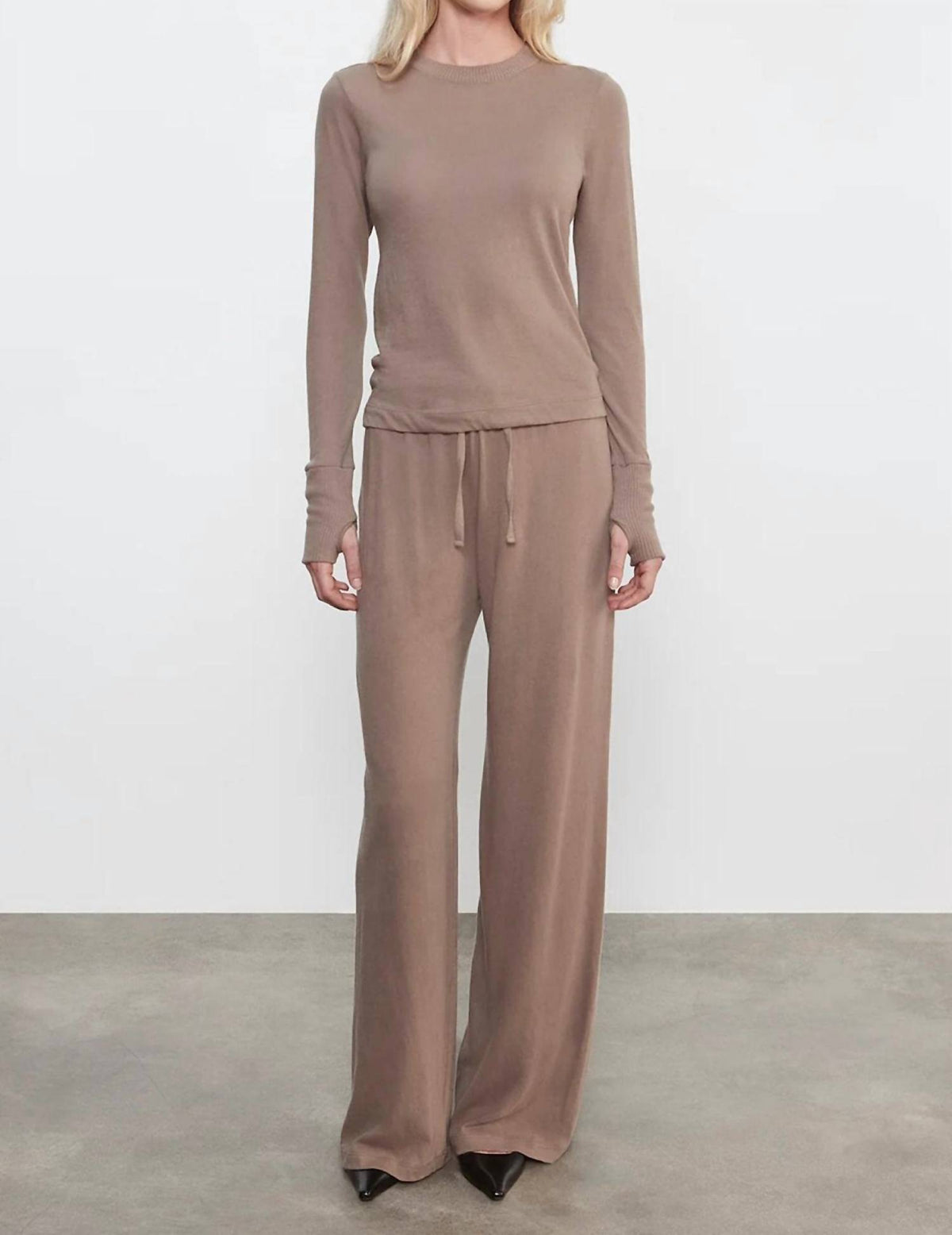 Enza Costa - Cashmere Drawcord Pant