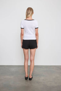 Enza Costa - Cotton Ringer Bateau Tee