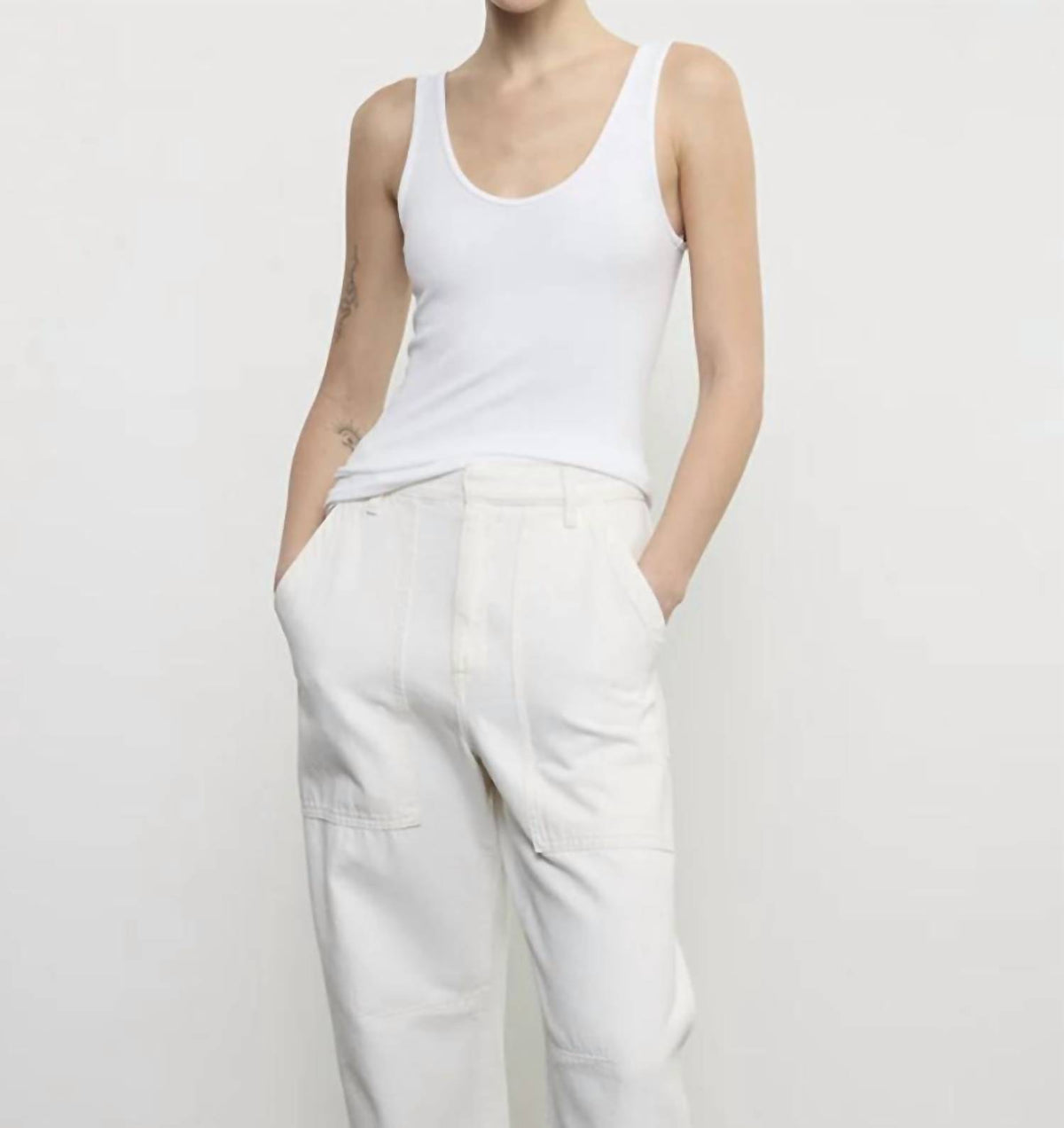 Enza Costa - Fluid Silk Rib Cami
