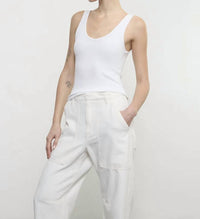 Enza Costa - Fluid Silk Rib Cami