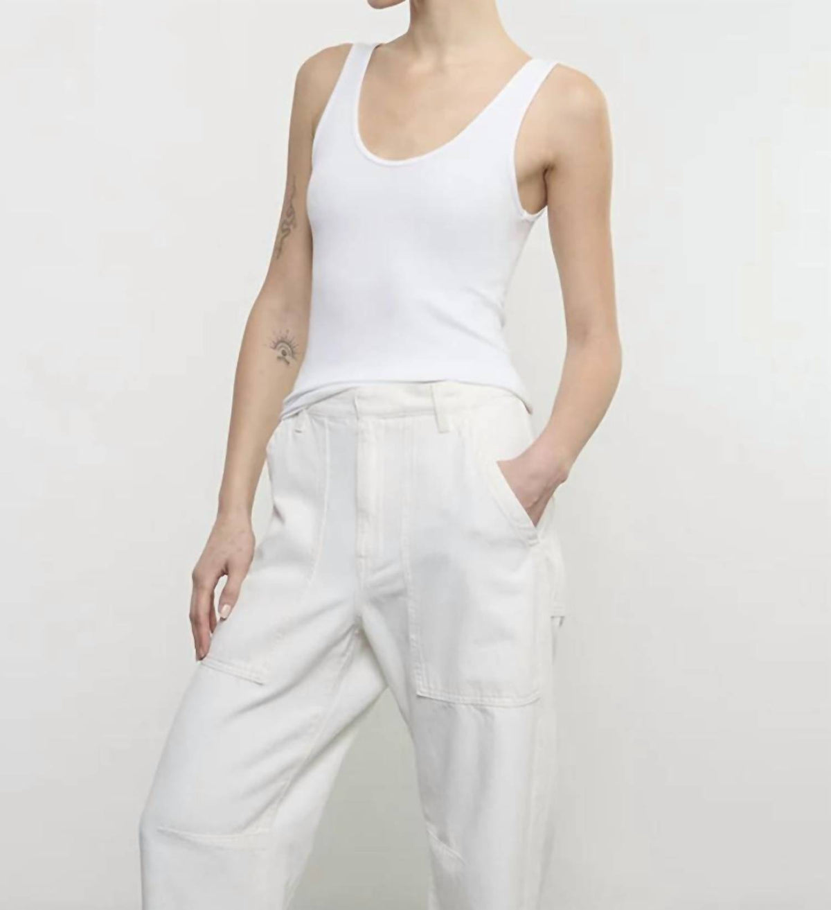 Enza Costa - Fluid Silk Rib Cami