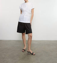 Enza Costa - POPLIN CURVE TOP