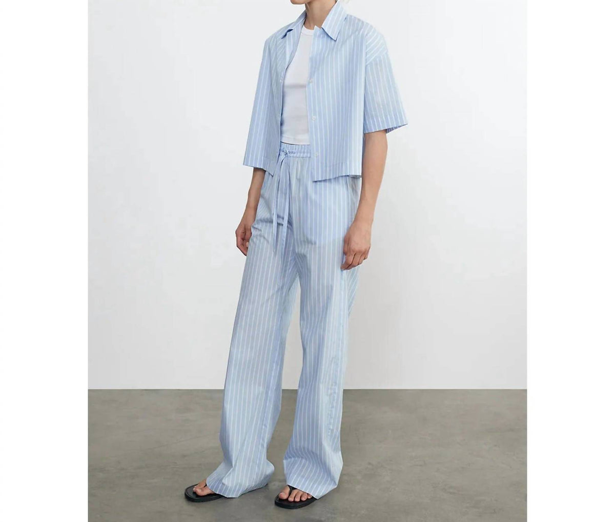 Enza Costa - Poplin Mariner Shirt