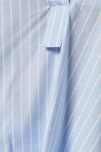 Enza Costa - Poplin Pull On Shirt - blouses - blue - clothing