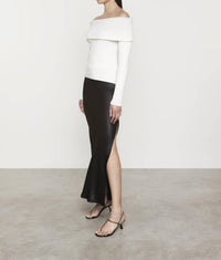 Enza Costa - SATIN BIAS CUT SKIRT