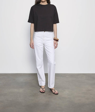 Enza Costa - Short Sleeve Supima Structured Tee