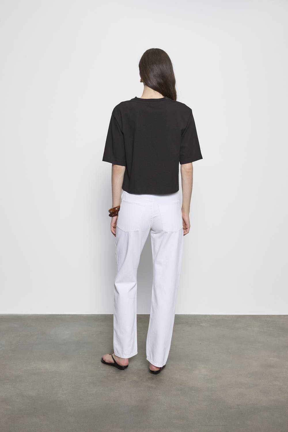 Enza Costa - Short Sleeve Supima Structured Tee