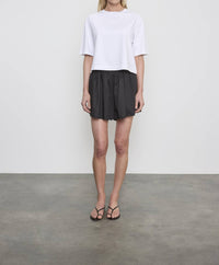 Enza Costa - Short Sleeve Supima Structured Tee