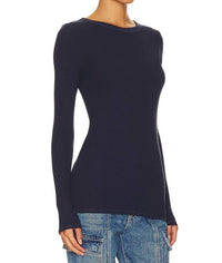 Enza Costa - SILK KNIT CREW TEE