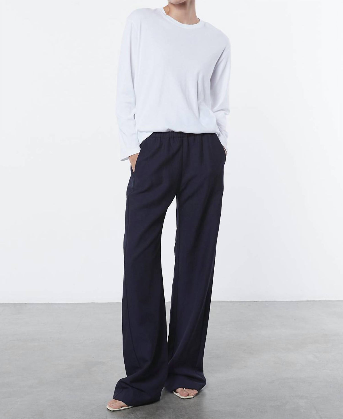 Enza Costa - Supima Cotton Oversize Long Sleeve Top