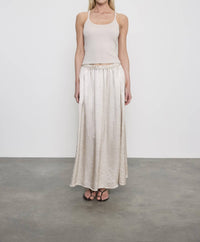 Enza Costa - TEXTURED SATIN CELESTE SKIRT