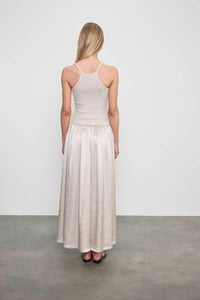 Enza Costa - TEXTURED SATIN CELESTE SKIRT