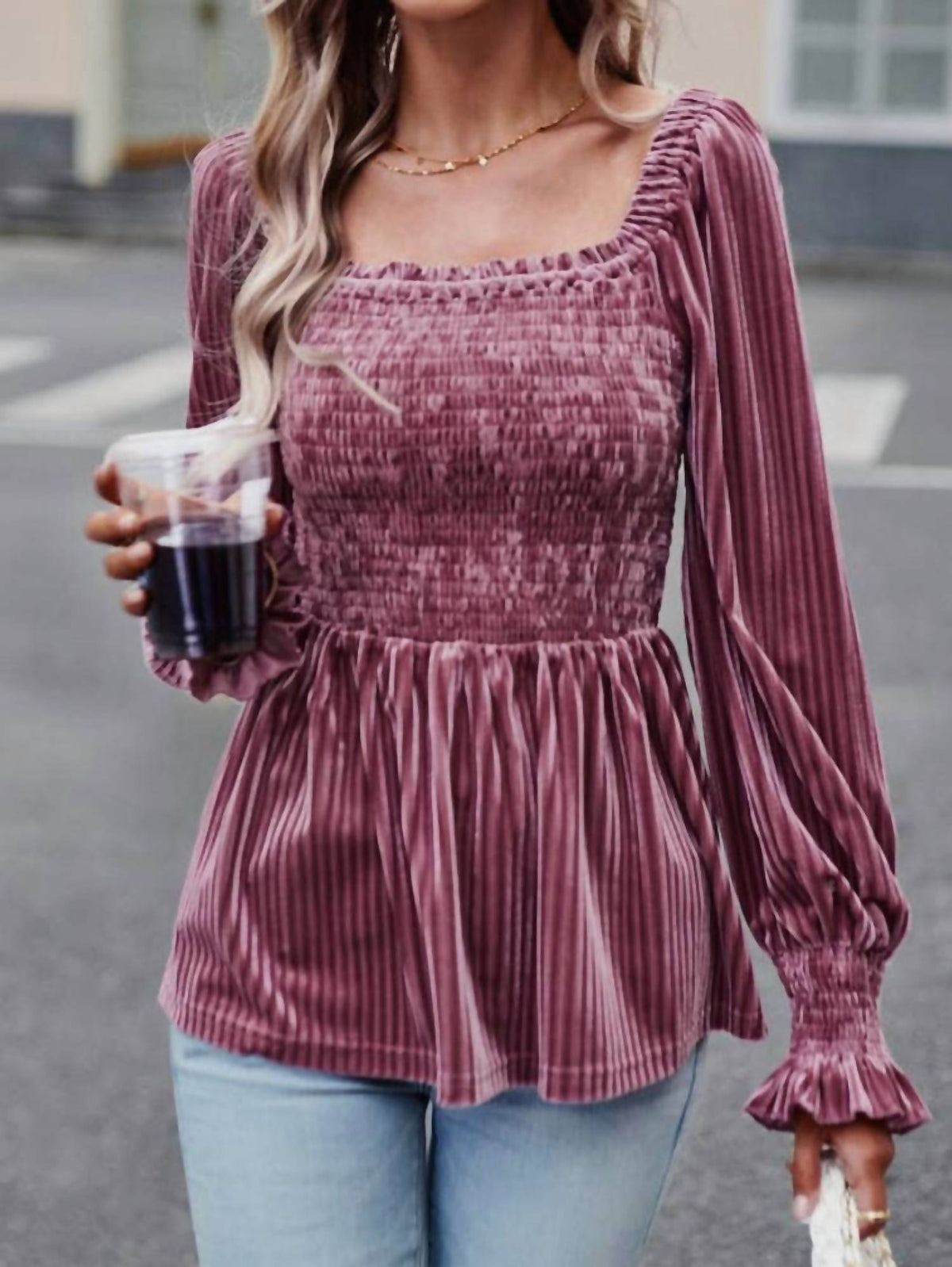 Epretty - My Mysterious Side Velvet Top