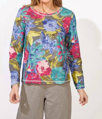 Escape By Habitat - Botanical Blooms Perfect Layer Tee
