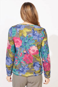 Escape By Habitat - Botanical Blooms Perfect Layer Tee