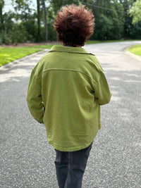 Escape By Habitat - Color Washed Terry Anywhere Shacket