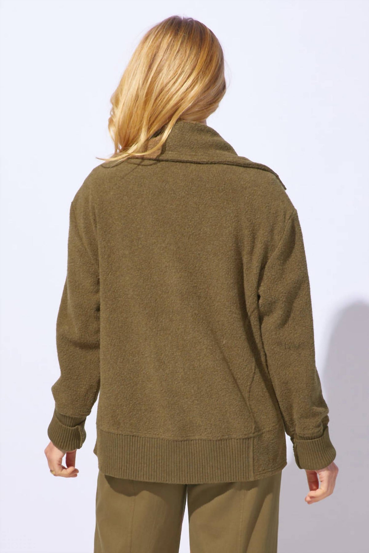 Escape By Habitat - Plush Fleece Fireside Snap Front Jacket