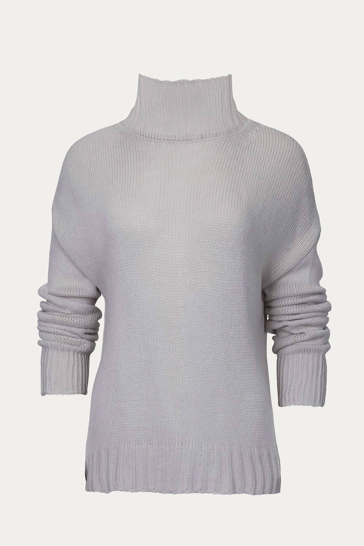 KNIT MOCK NECK SWEATER