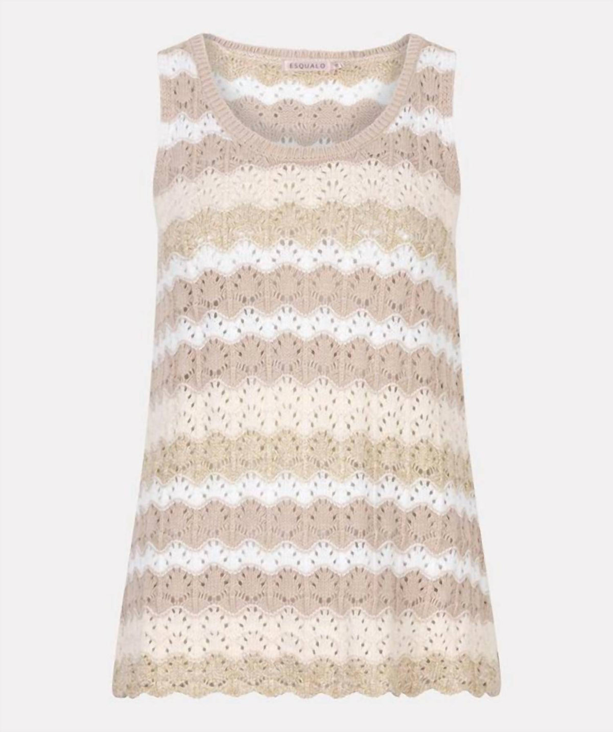 Esqualo - Ajour Knit Top