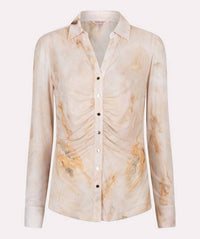 Esqualo - Blouse Marble Dream - beige - blouses - clothing