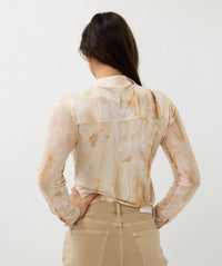 Esqualo - Blouse Marble Dream - beige - blouses - clothing