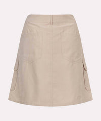 Esqualo - Cargo Short Skirt - beige - clothing - mini