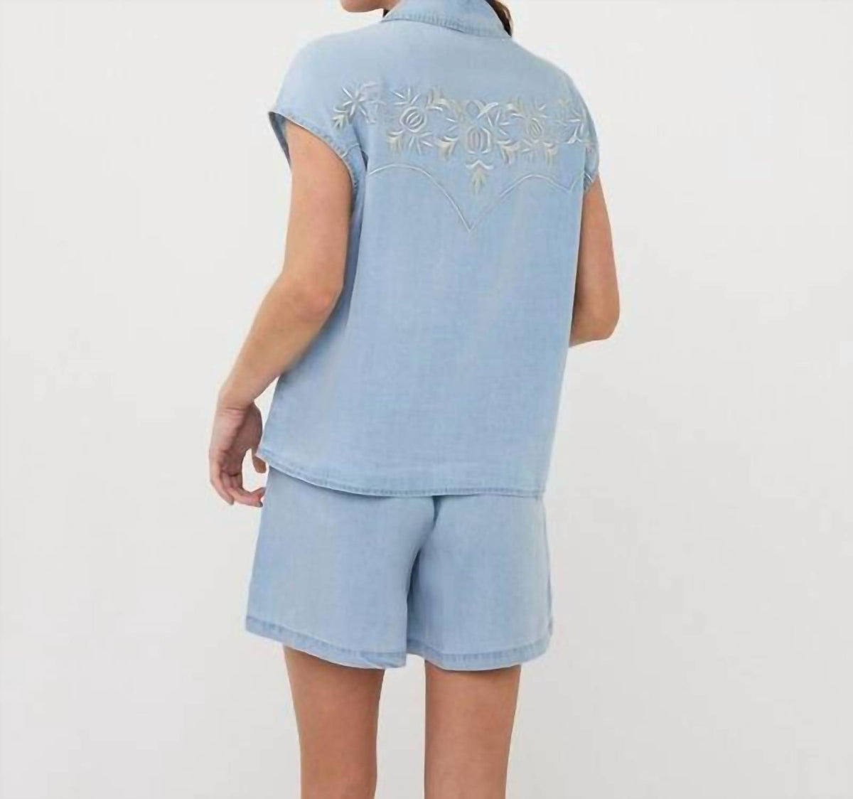 Esqualo - Chambray Top