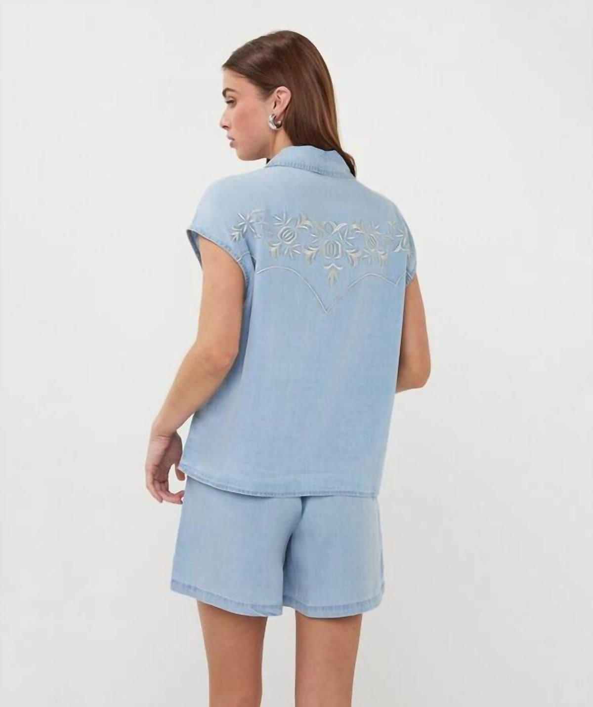 Esqualo - Chambray Top